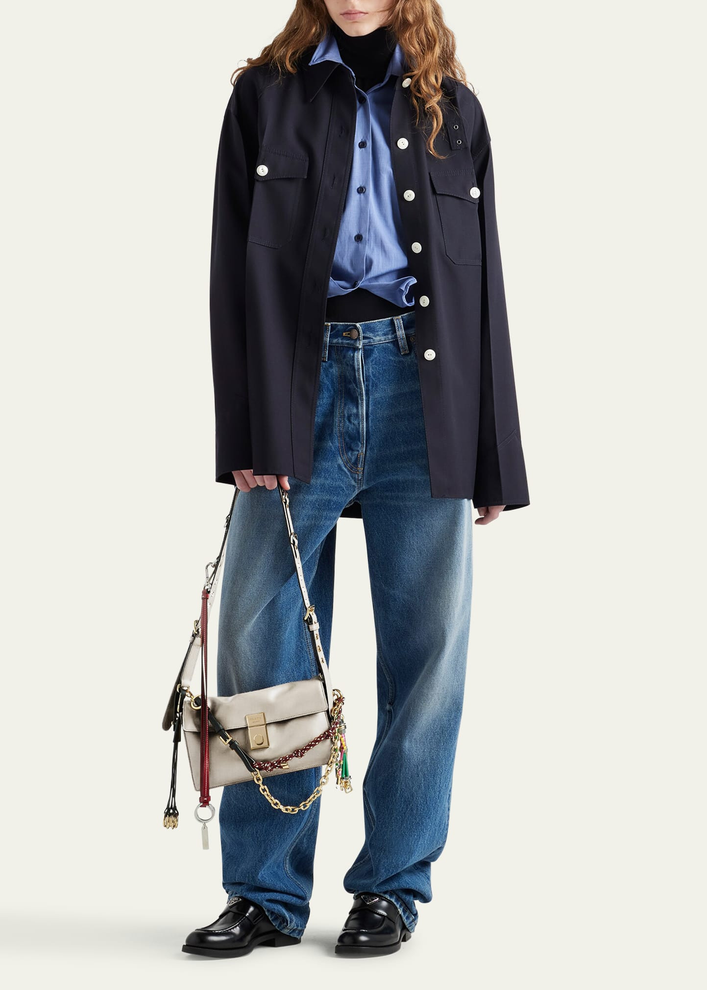 Soft Sound Leather Shoulder Bag - 5