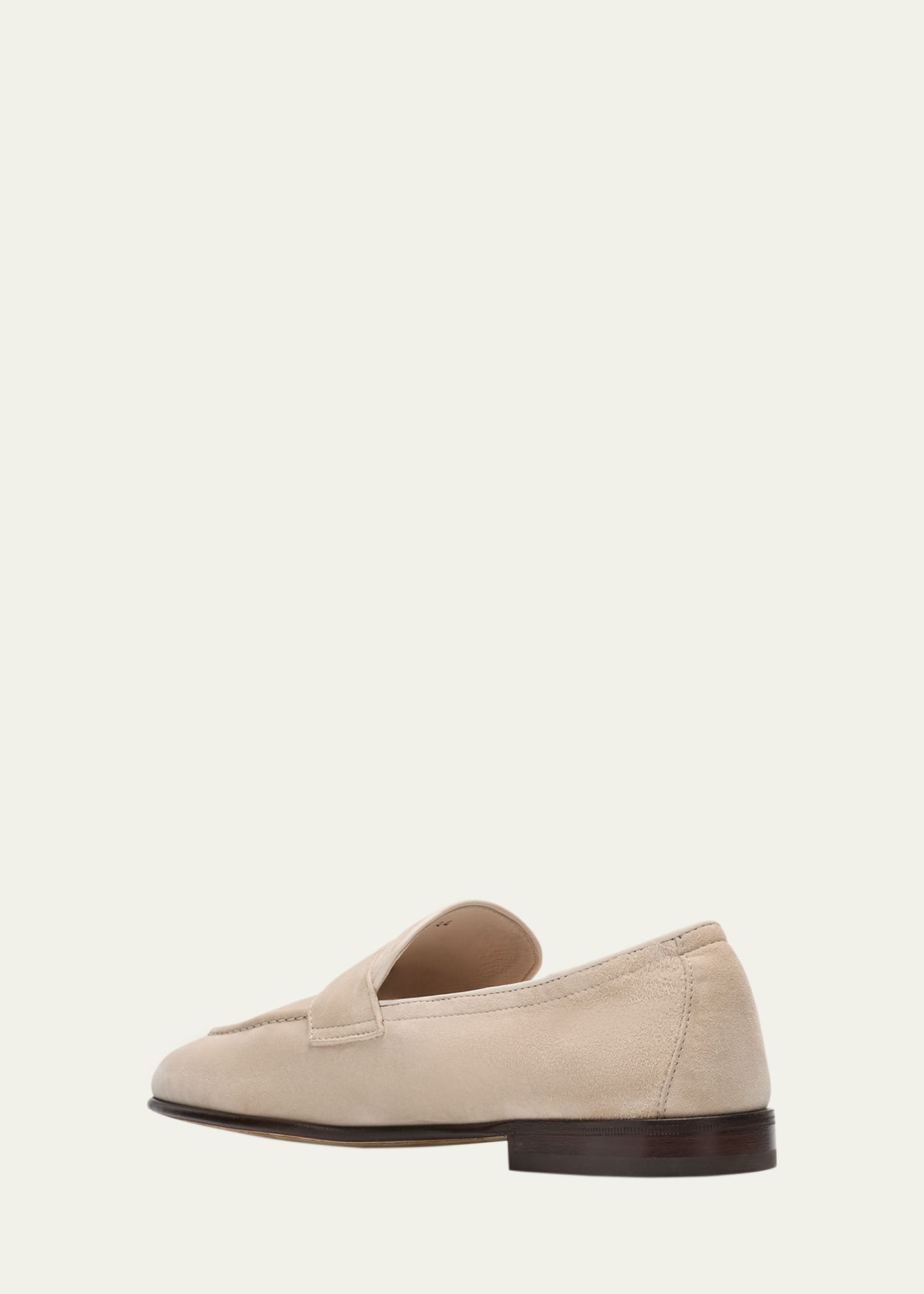 Men's Suede Penny Loafers - 4
