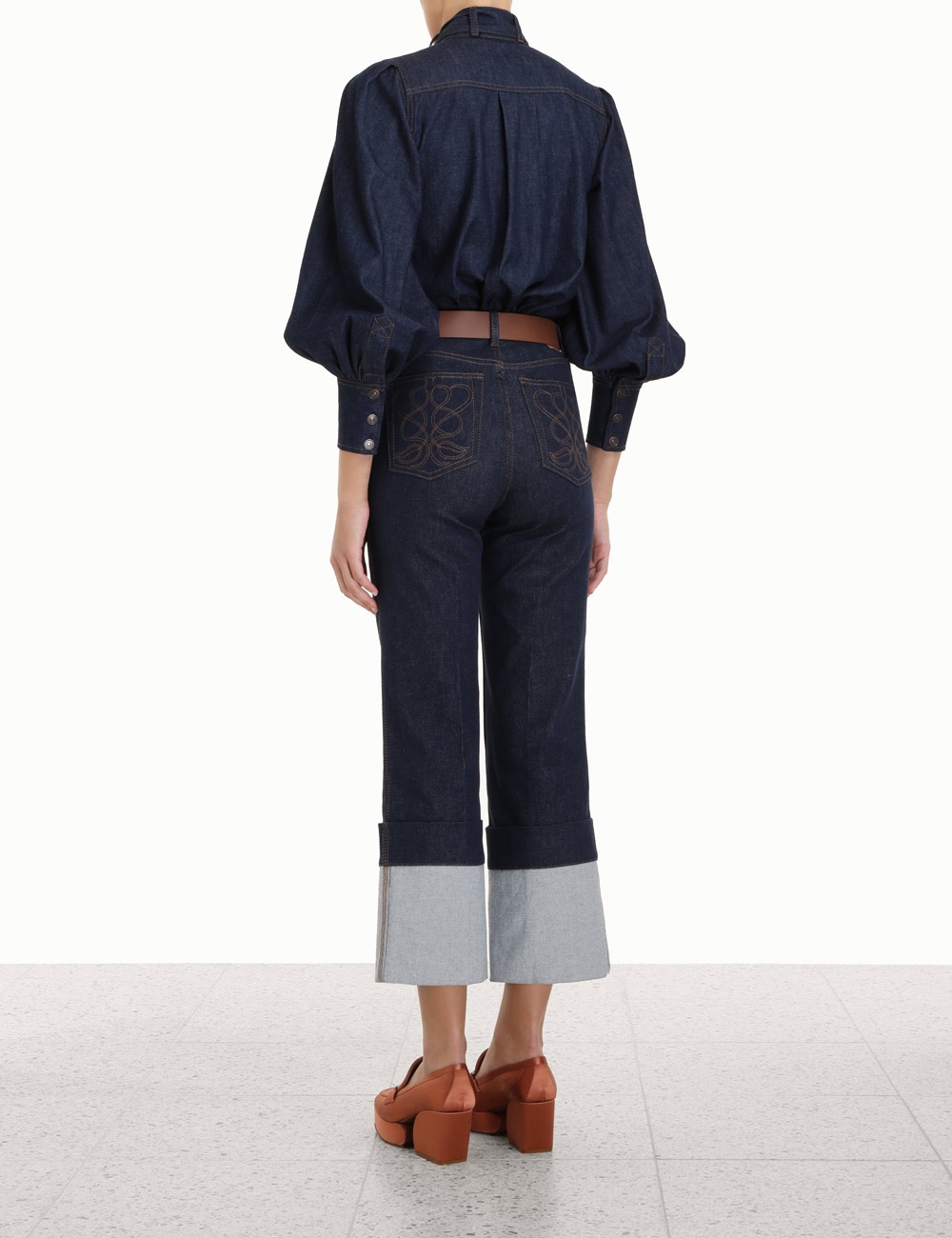 KALEIDOSCOPE CUFFED JEAN - 4