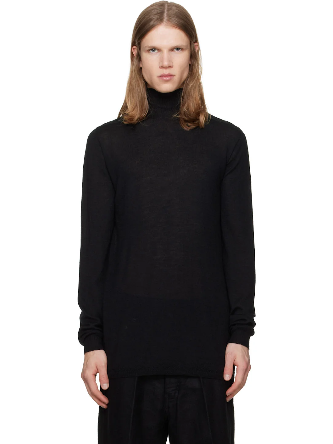Black Tower Level Turtleneck - 1