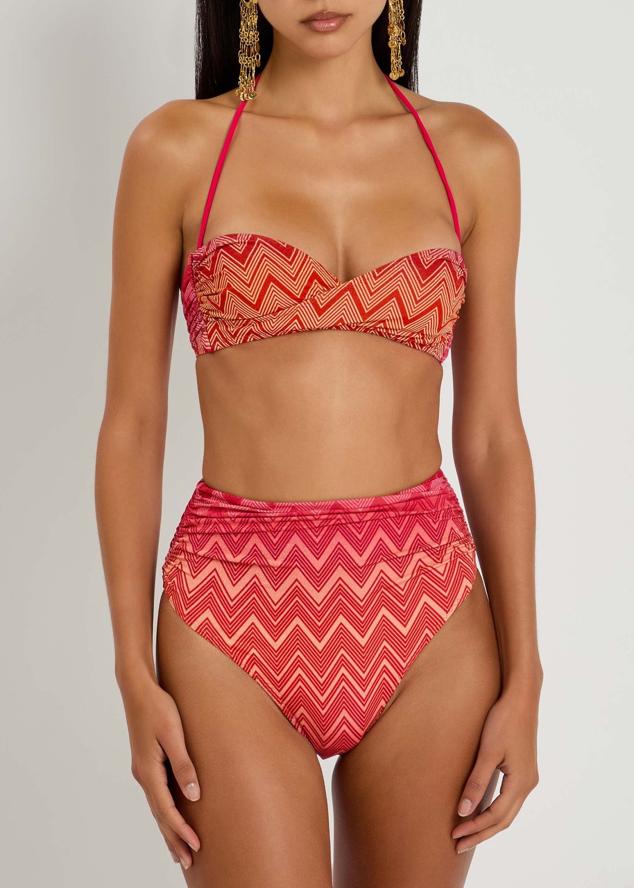 Missoni Zigzag-printed Lamé Bikini - 2