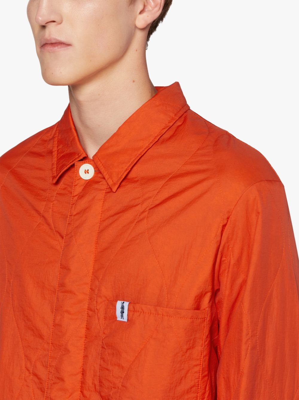 CHORE ORANGE NYLON QUILTED JACKET | GQM-215 - 5