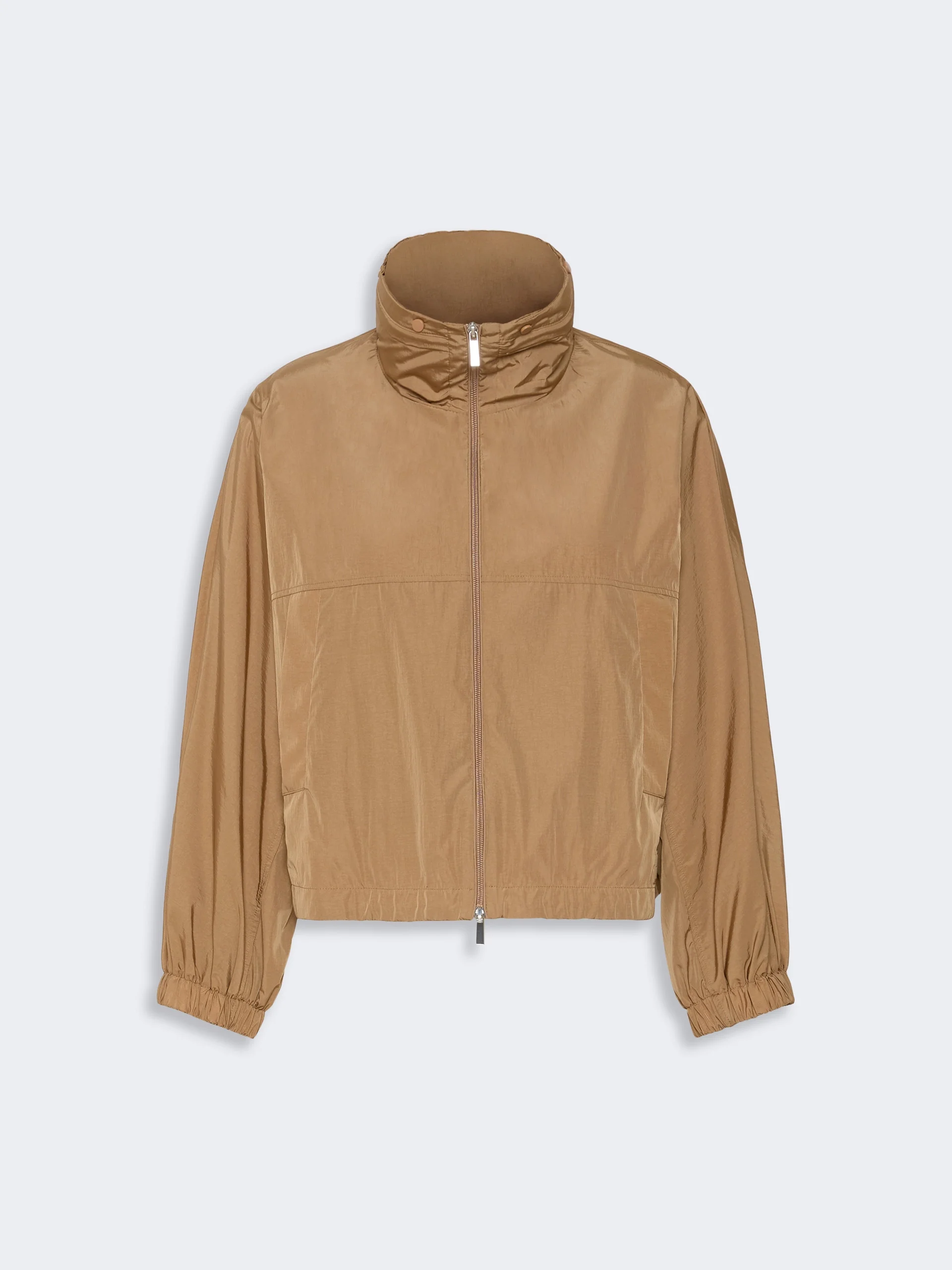NURAGHE Water-repellent canvas windbreaker - TOBACCO - 1