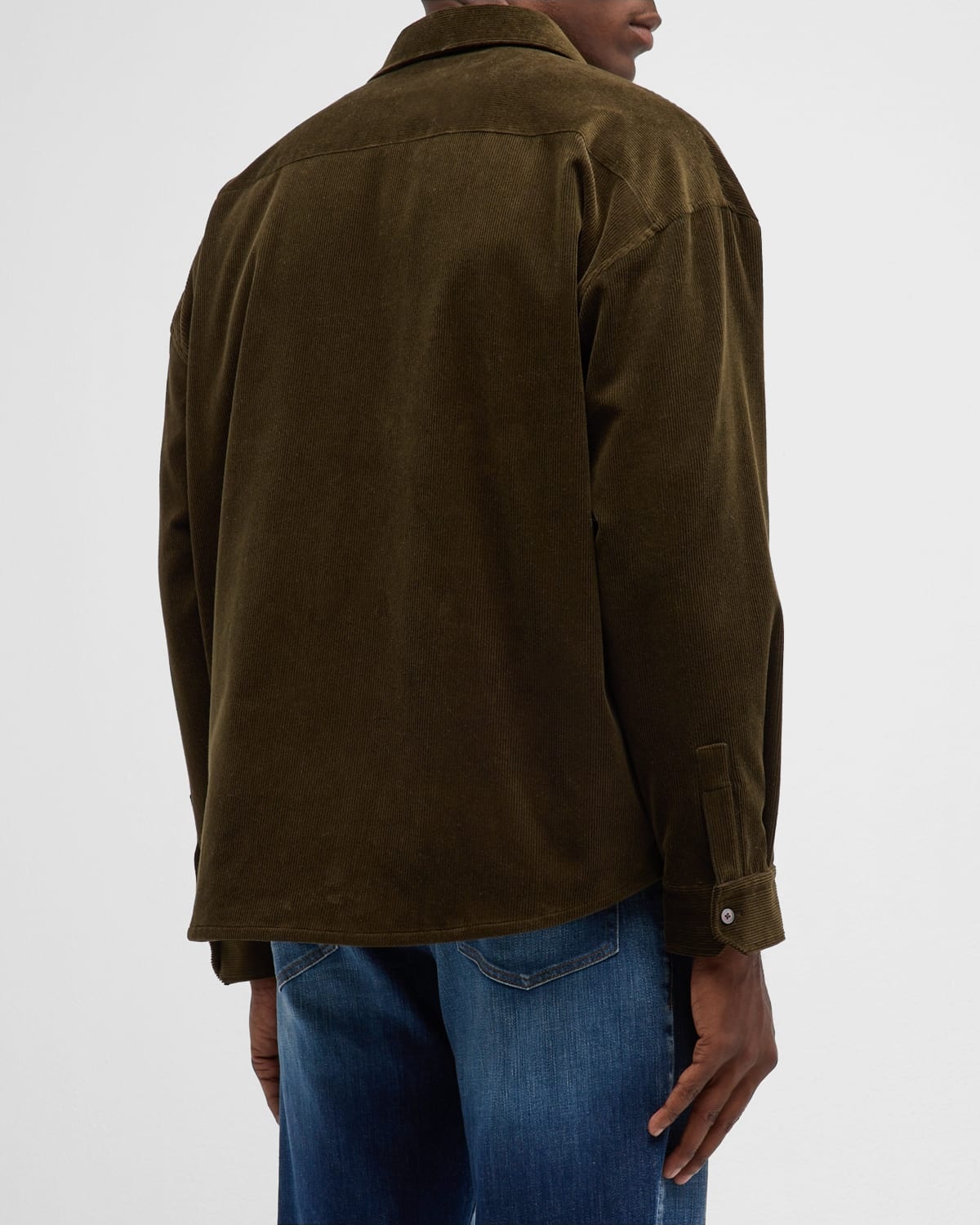 Men's Relaxed Corduroy Overshirt - 4