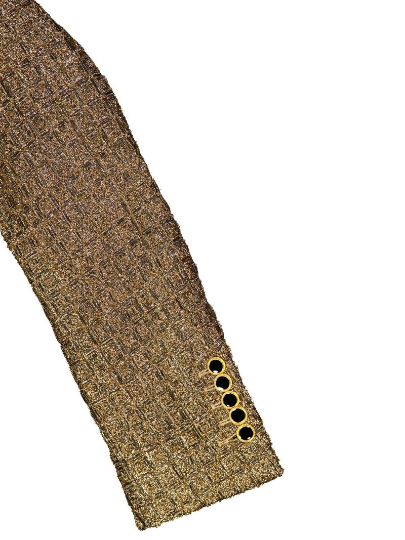 tweed single-breasted blazer 4