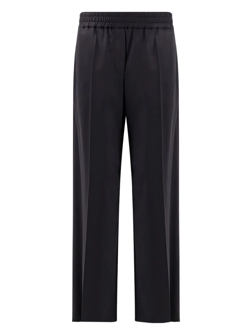 elasticated patch-pocket trousers - 1