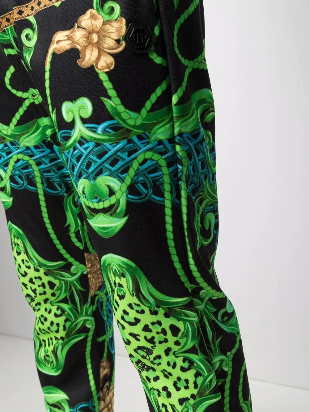 new-baroque print track pants - 5