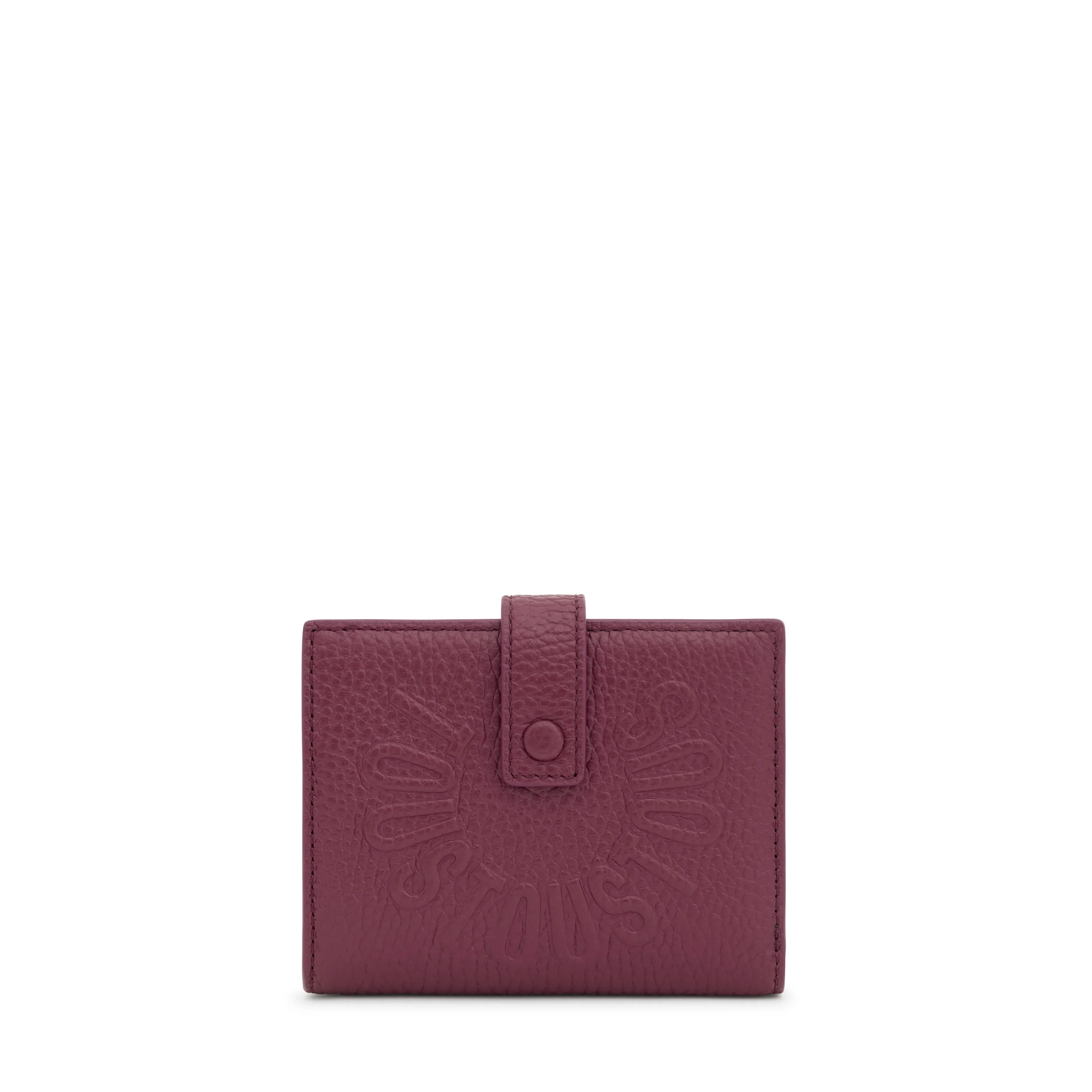 Burgundy leather Flap Card wallet TOUS Miranda - 1