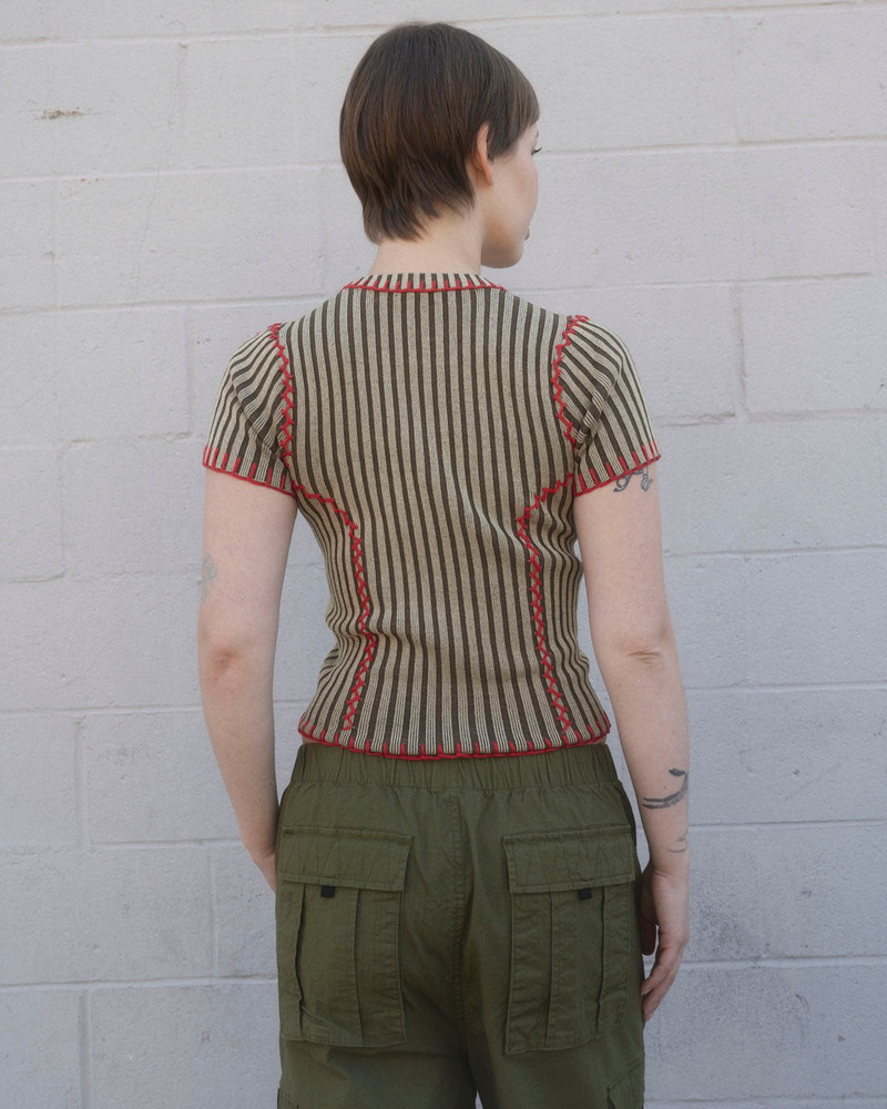 Mariel Sport Knit Top - Sand 5