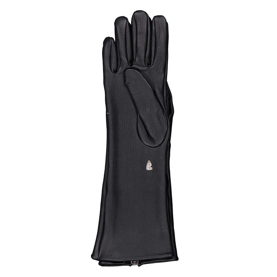 Burberry Leather Zip Gloves - 5