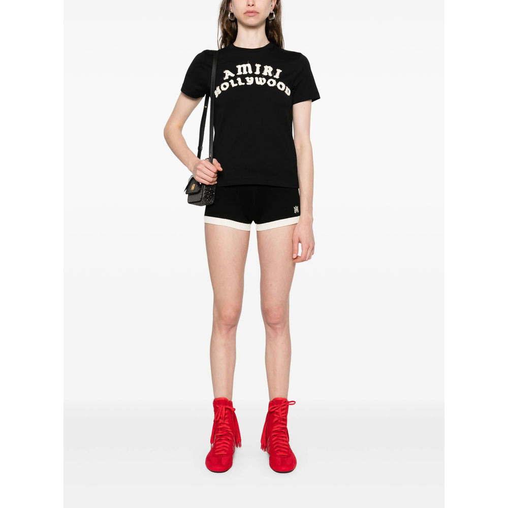 Amiri Black Tops - T-Shirts & Jerseys Women - 4