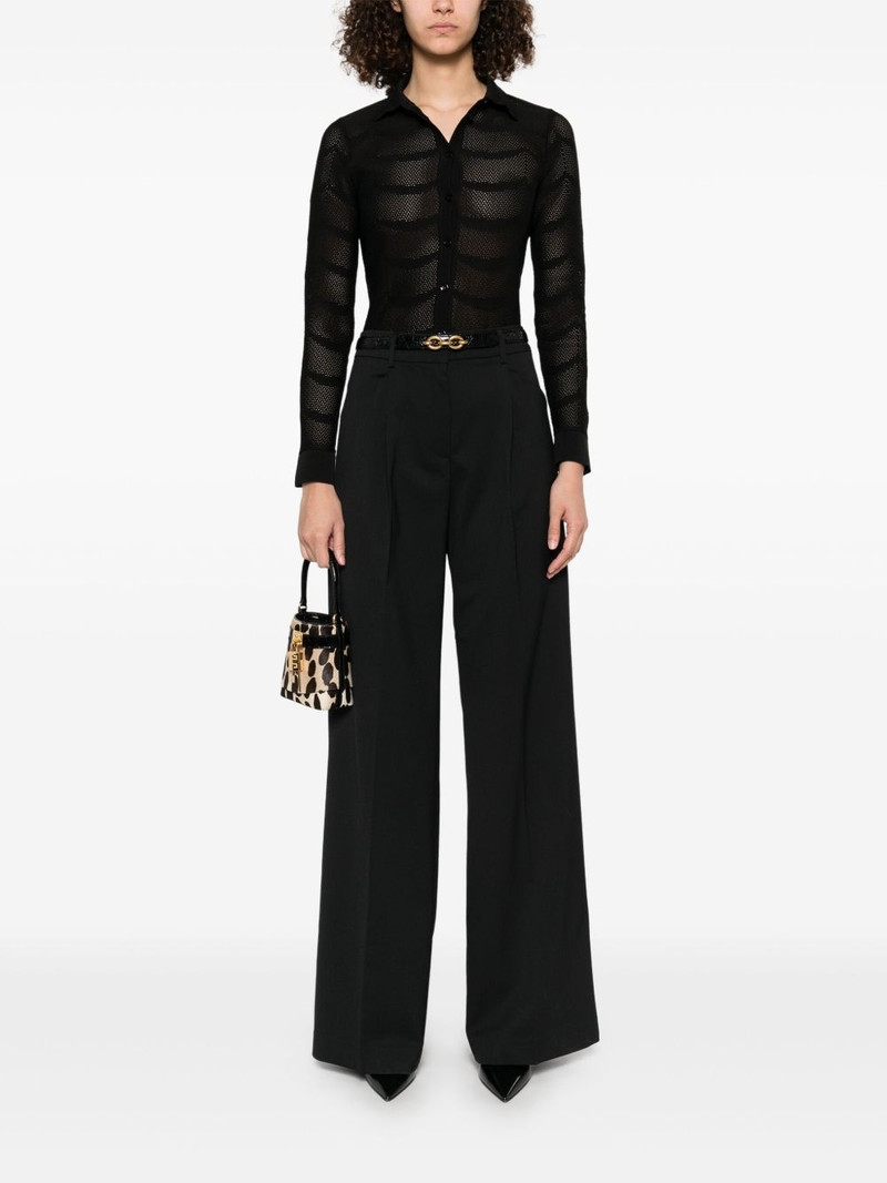 TOM FORD open-knit shirt outlook