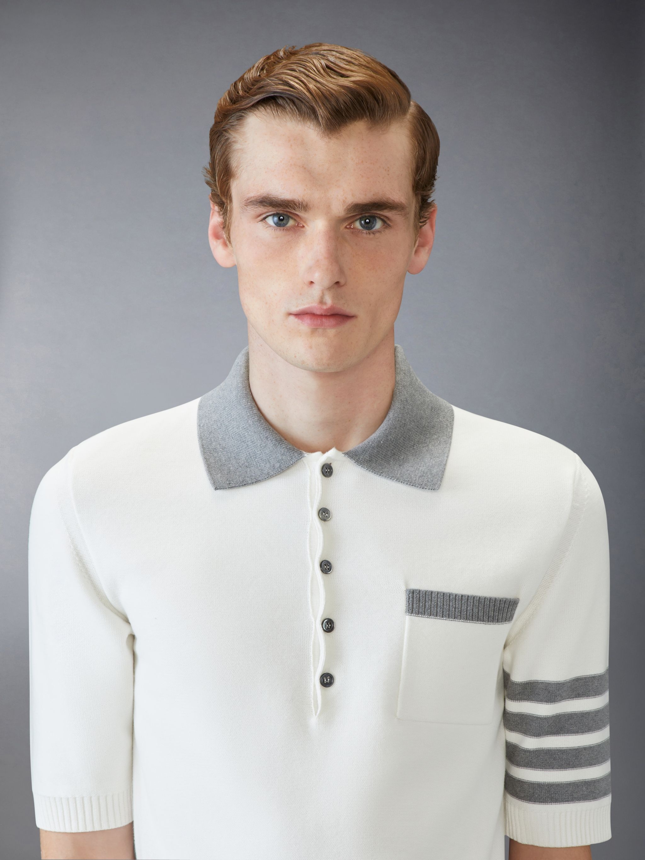 Cotton 4-Bar Relaxed Fit Hector Polo - 4