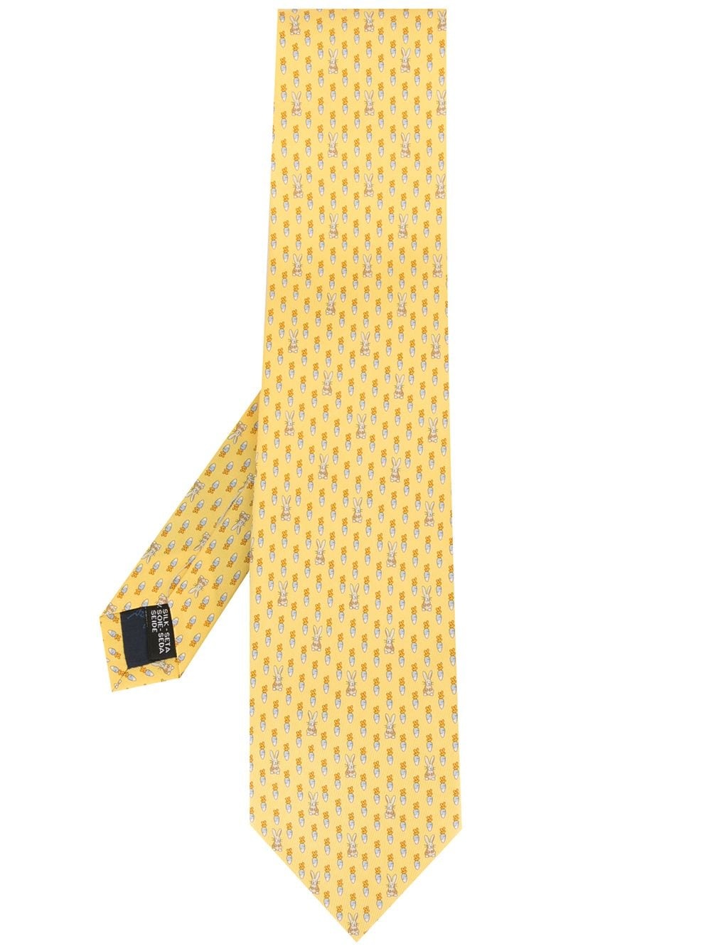 rabbit-print tie - 1