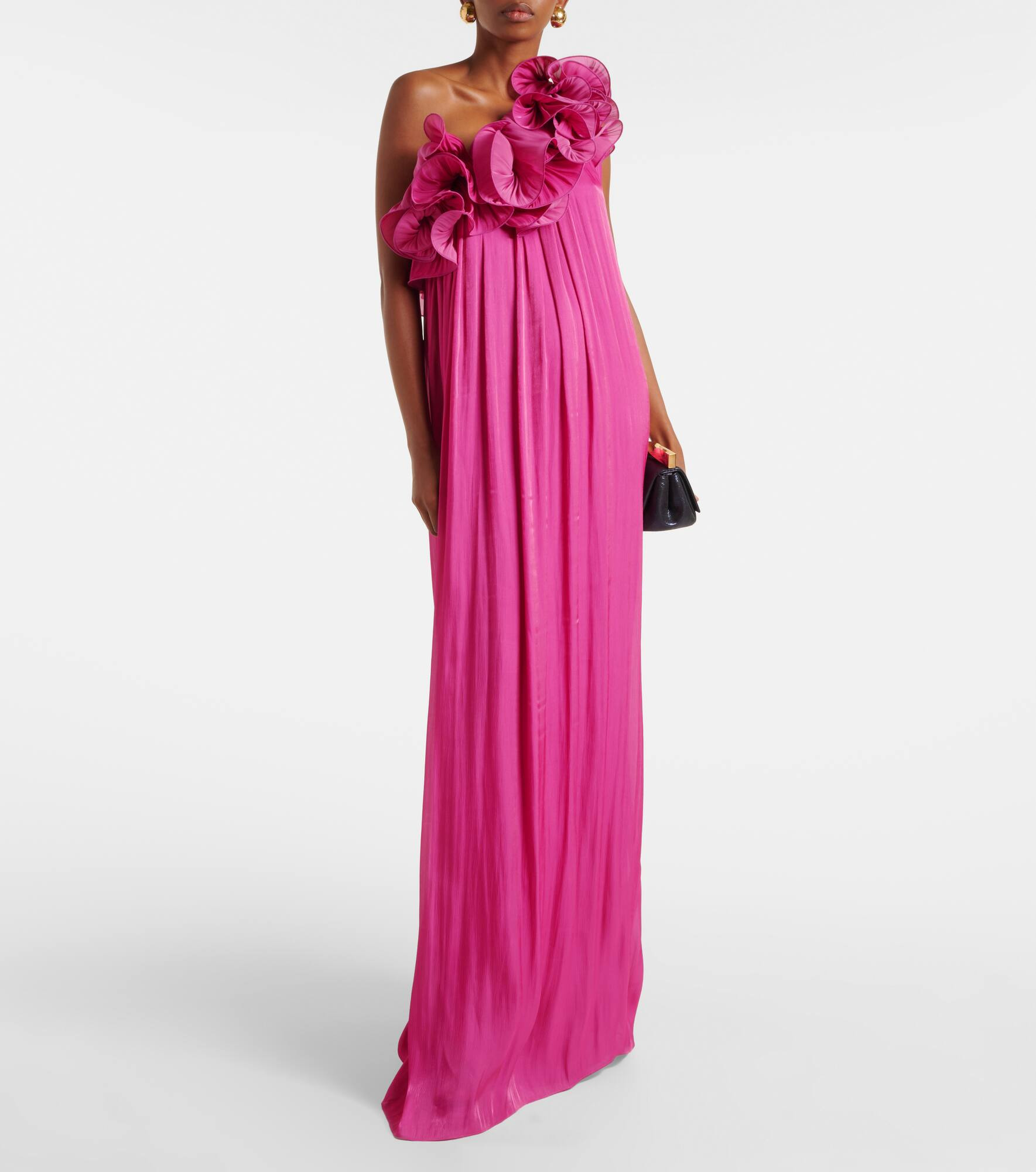 Charmain ruffled georgette gown - 2