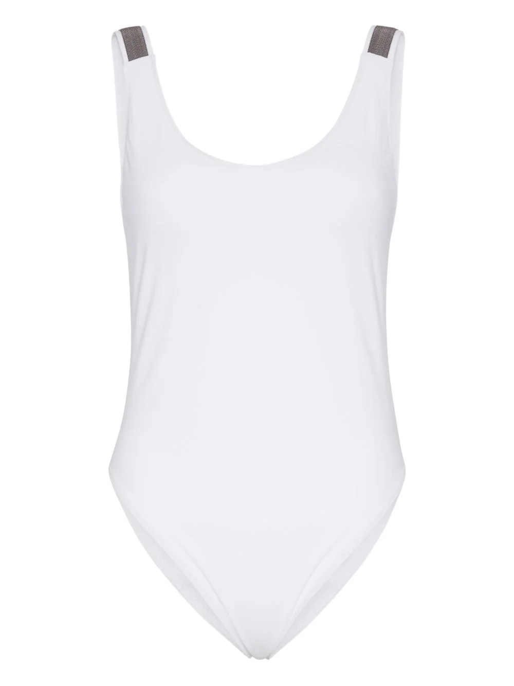 Monili chain-embellished swimsuit - 1