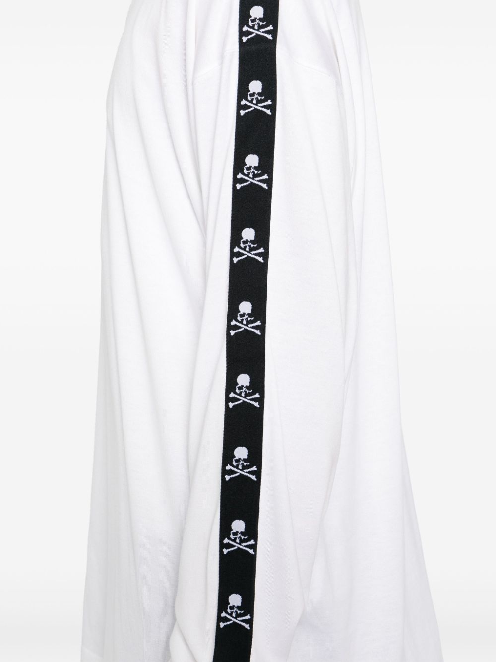 logo tape long sleeves T-shirt - 4