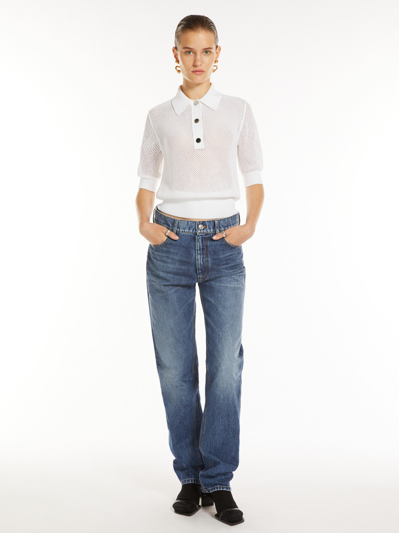 Sportmax CASTA Mesh polo shirt outlook
