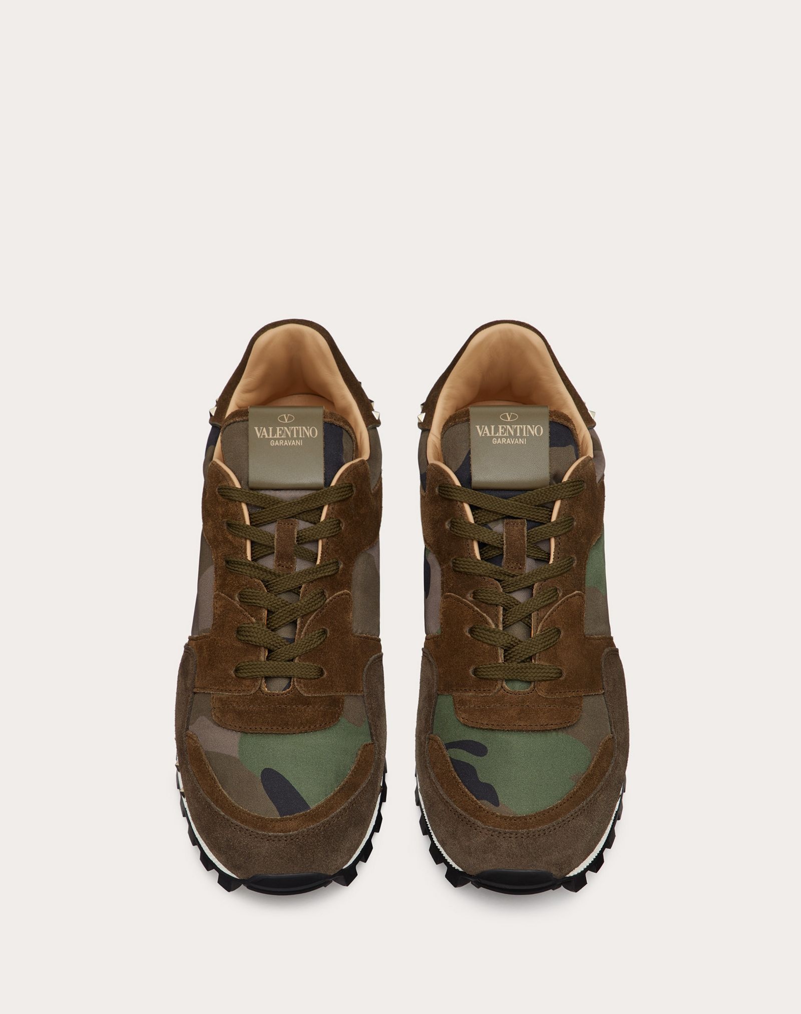 CAMOUFLAGE STUDDED SNEAKER - 4