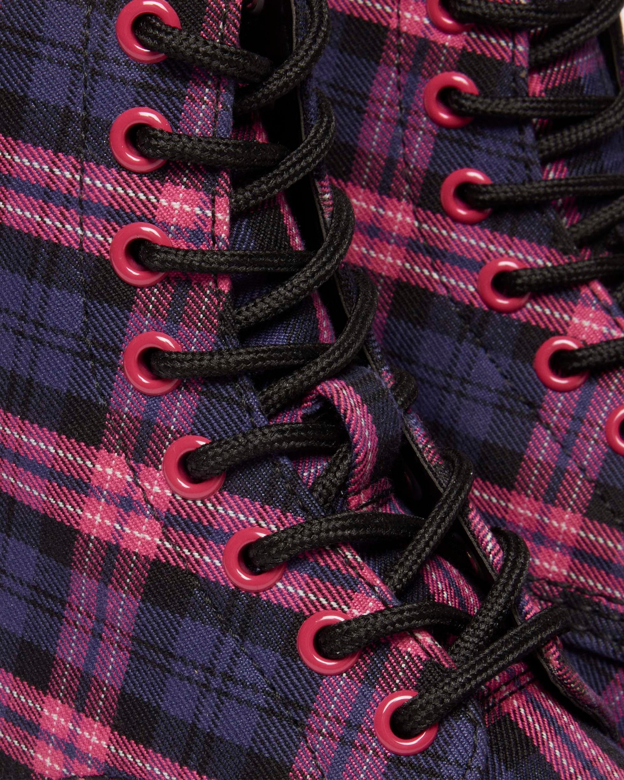 1460 Tartan Lace Up Boots - 2