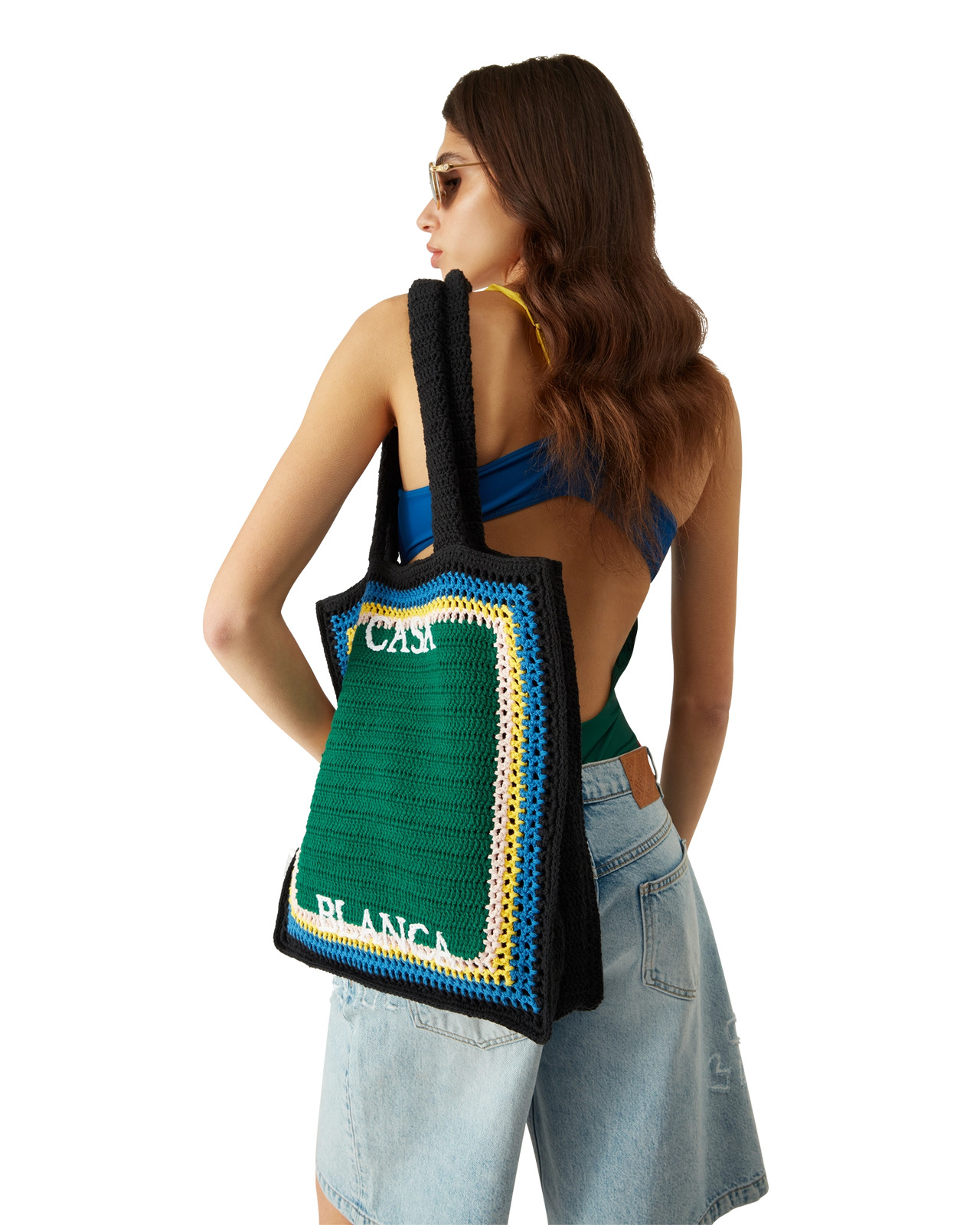 Stripe Crochet Bag | Casablanca Paris - 3