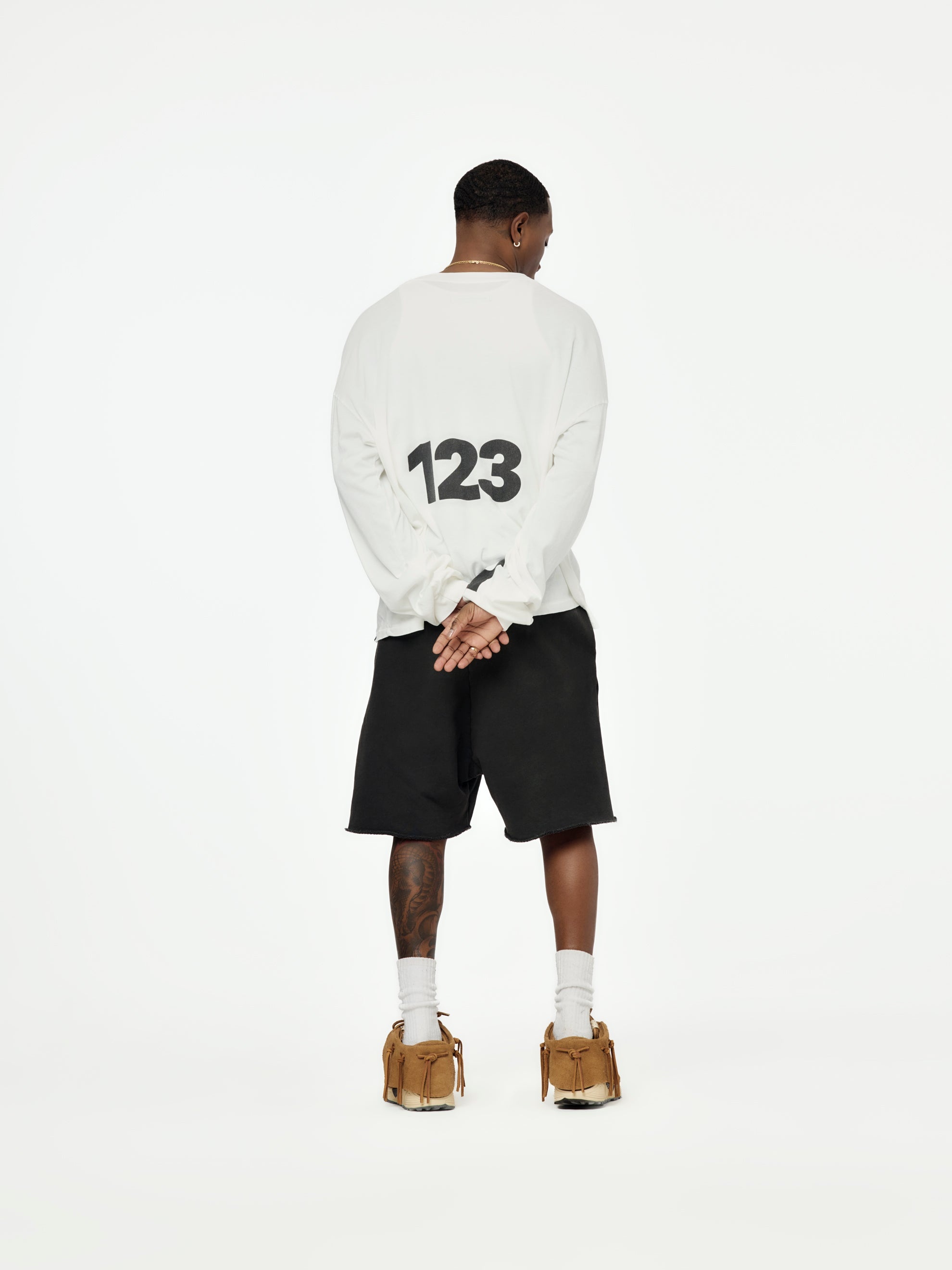 USO 123 GARDEN LS TEE (MAX WHITE) - 5