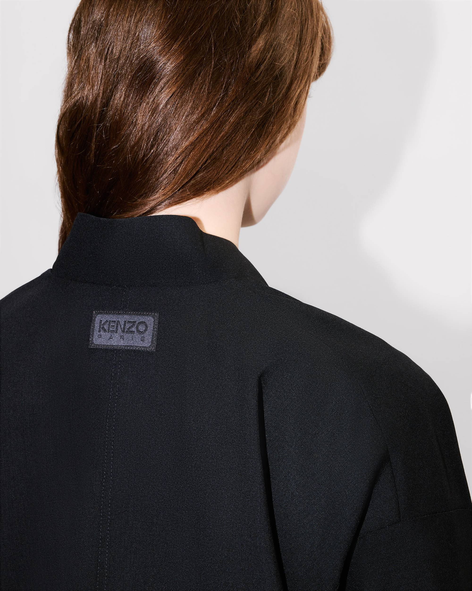 Kimono jacket in virgin wool - 8