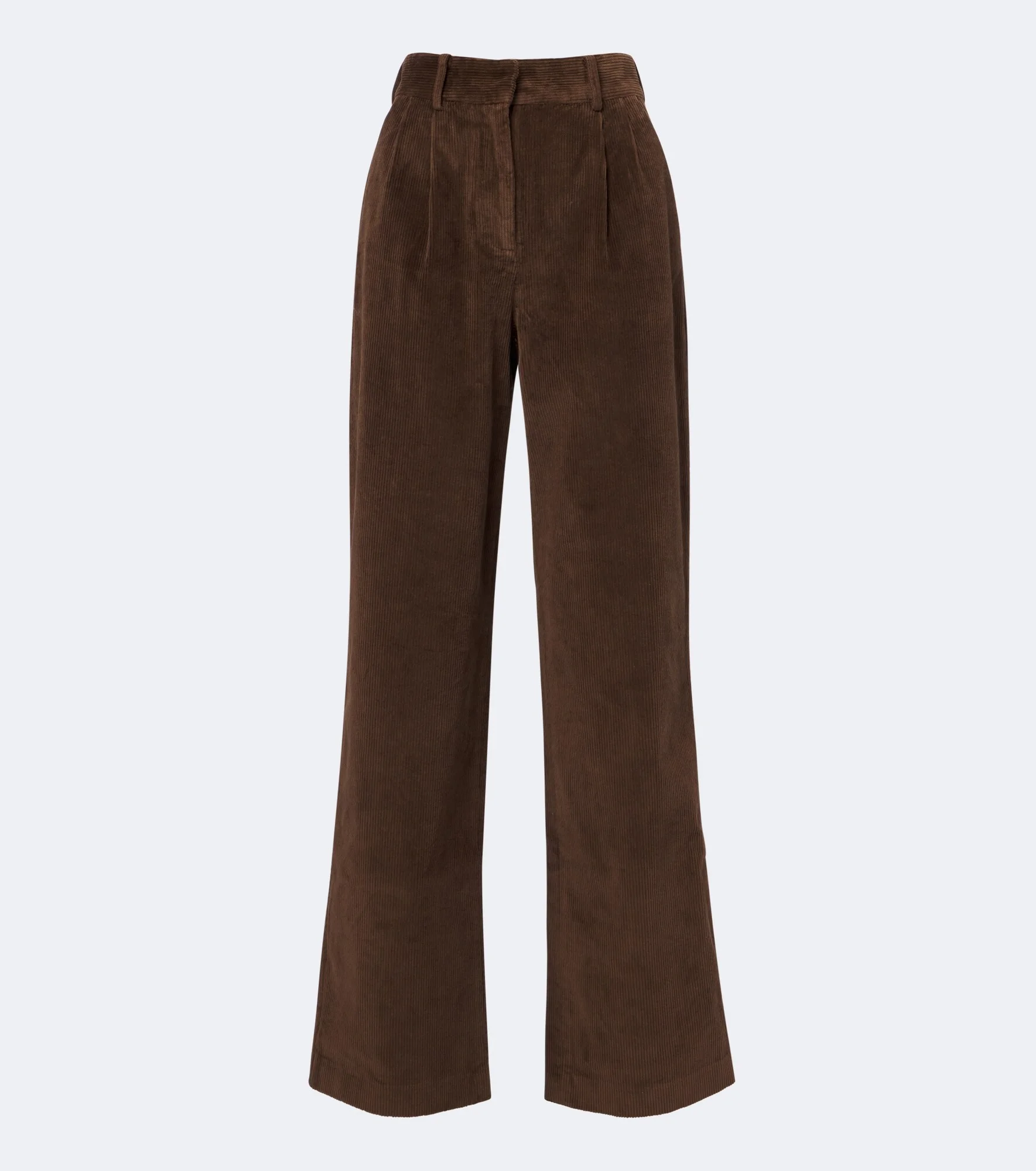 Aven cotton-blend corduroy wide-leg pants - 1