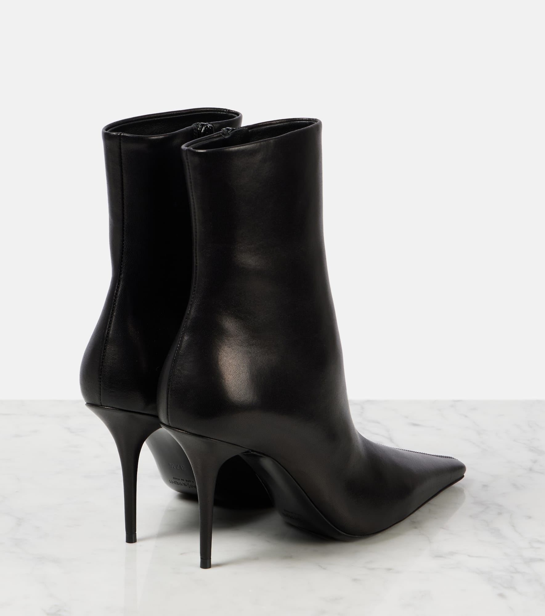 Ashley 90 leather booties - 2