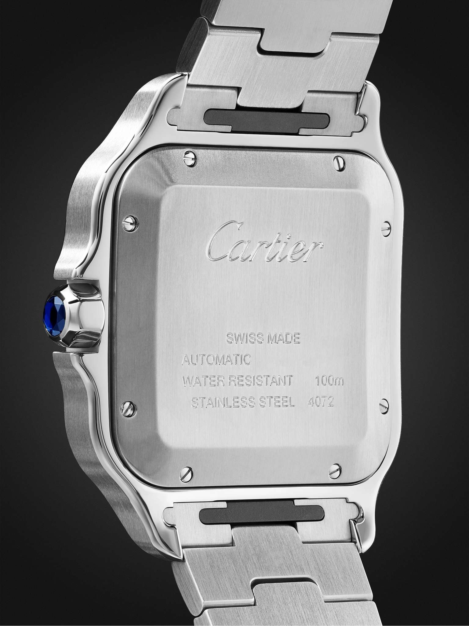 Santos de Cartier Automatic 39.8mm Stainless Steel and PVD-Coated Watch, Ref. No. CRWSSA0048 - 4