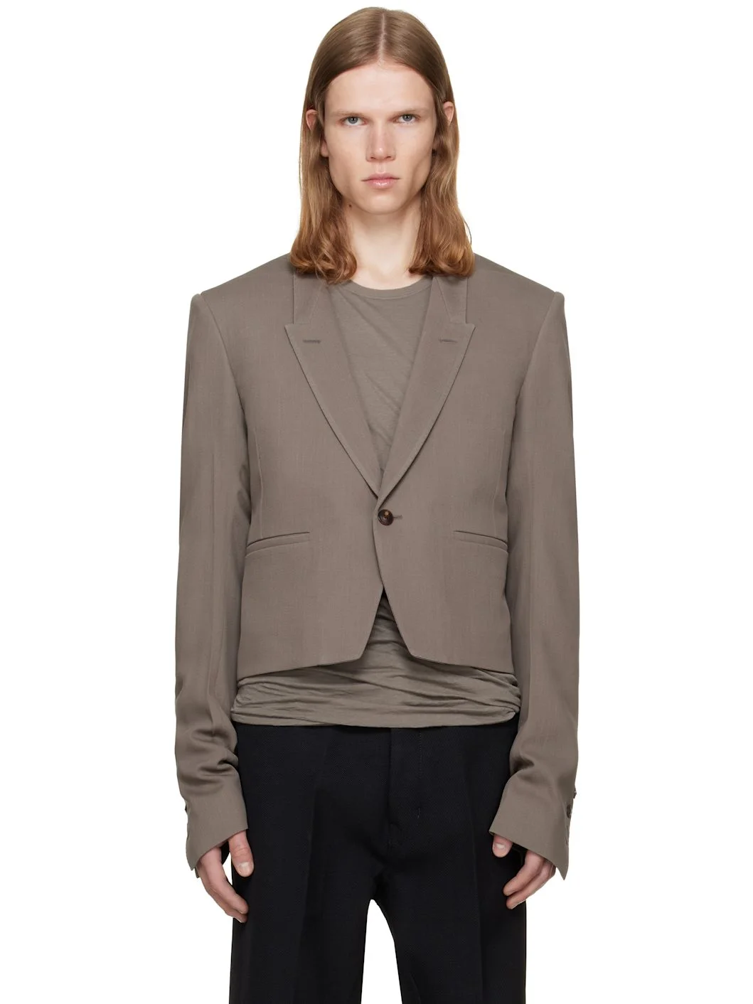 Taupe Tower Alice Jkt Blazer - 1