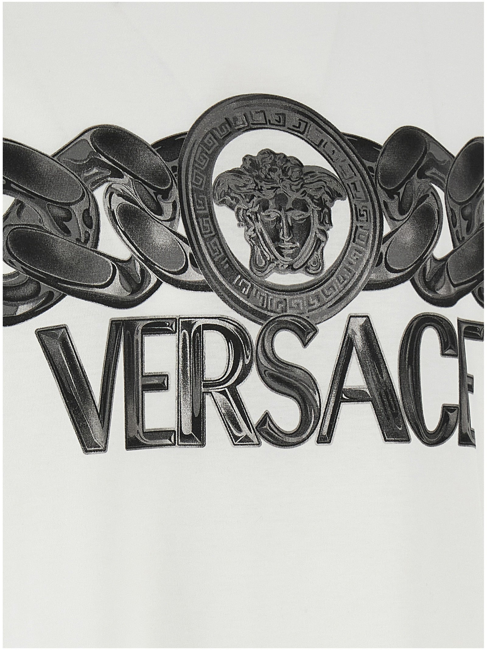 Versace Men 'Medusa' Logo Print T-Shirt - 4