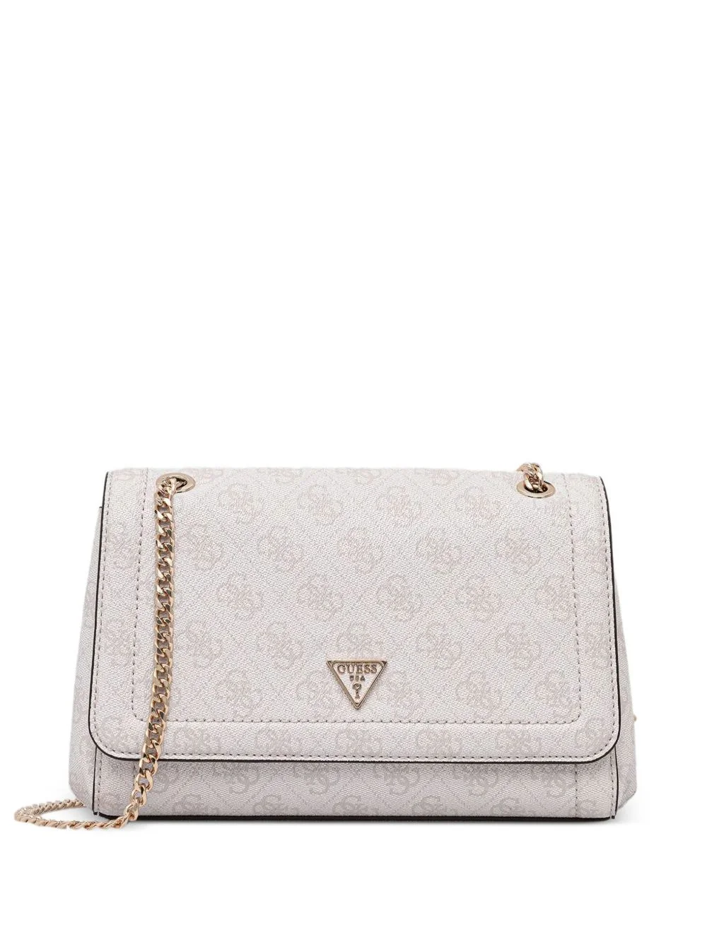 logo-plaque satchel bag - 1