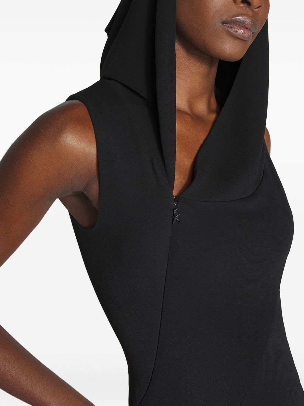 hooded maxi dress - 4