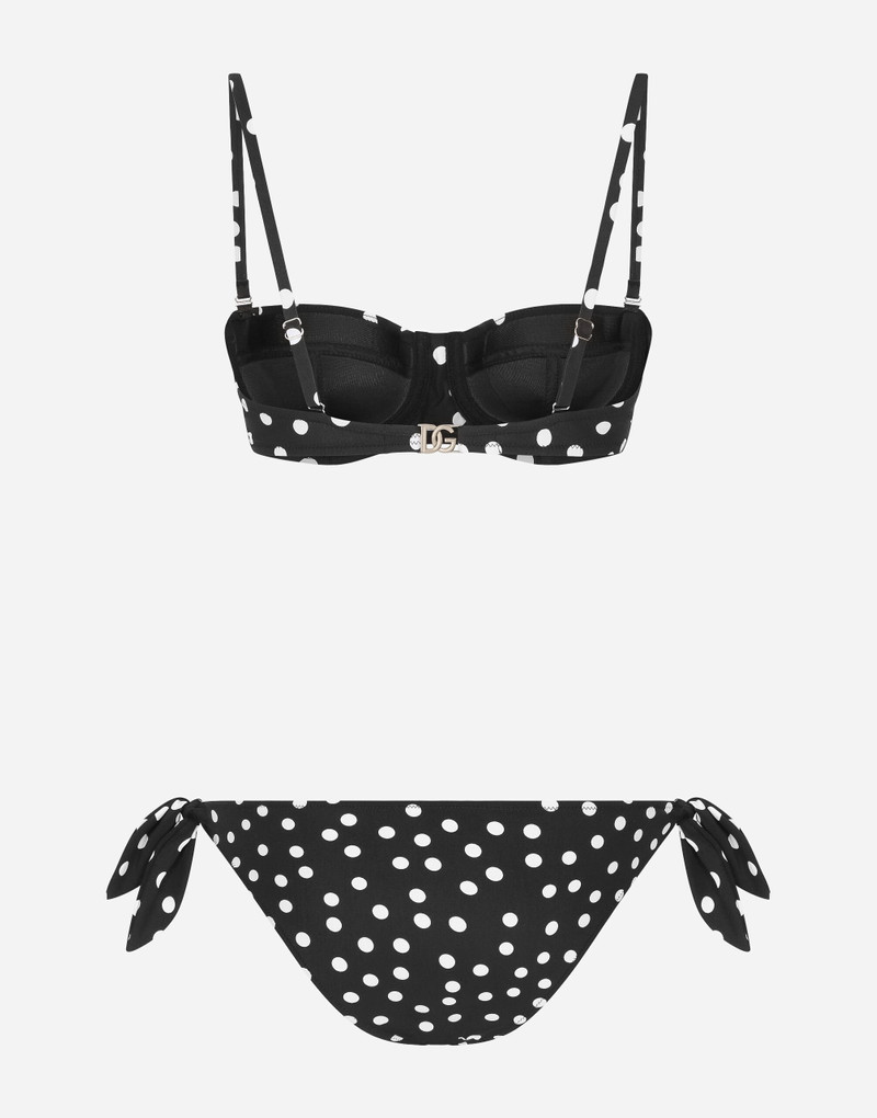 Dolce & Gabbana Polka-dot balconette bikini outlook