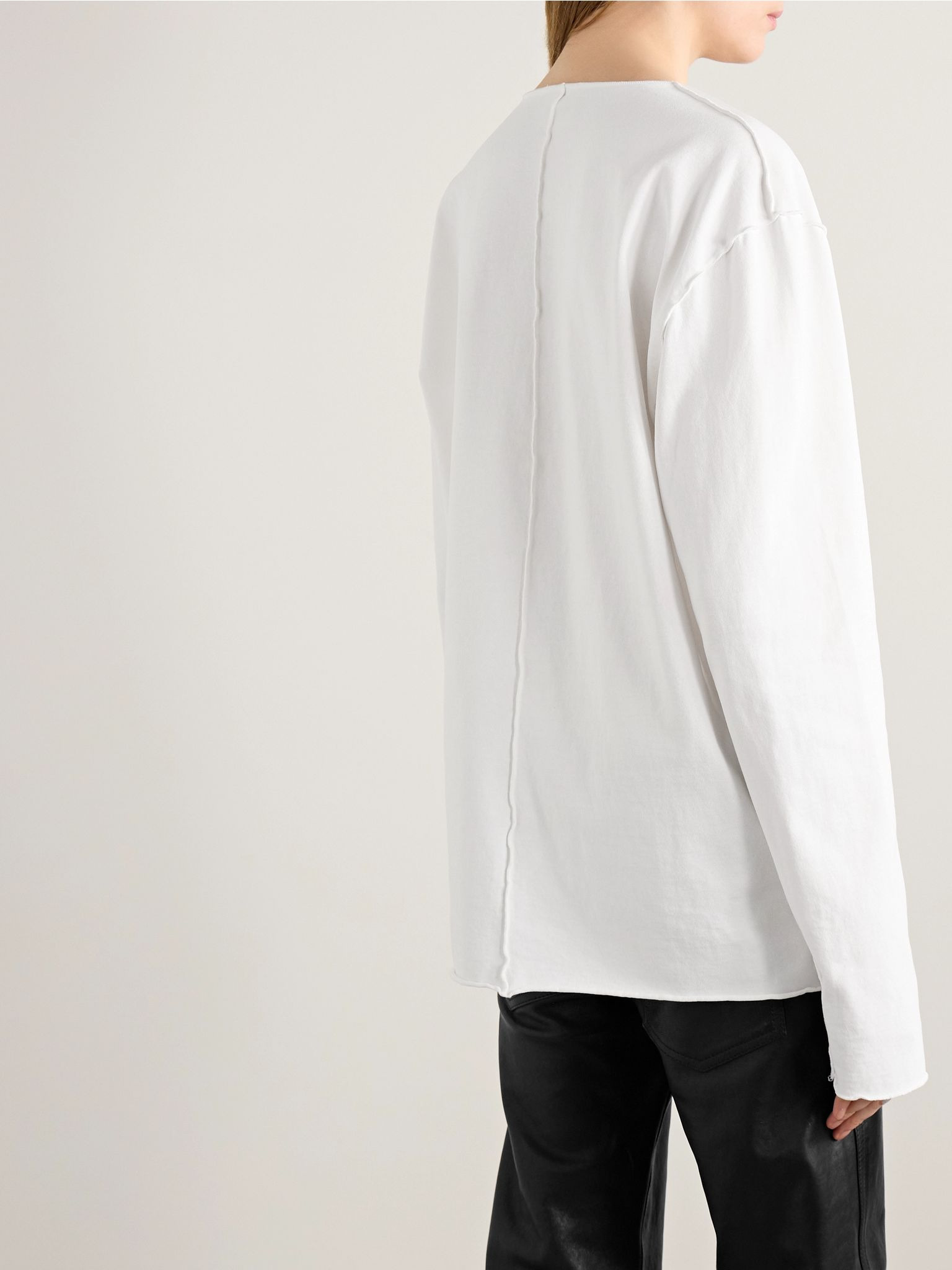Kit paneled cotton-jersey T-shirt White - 3
