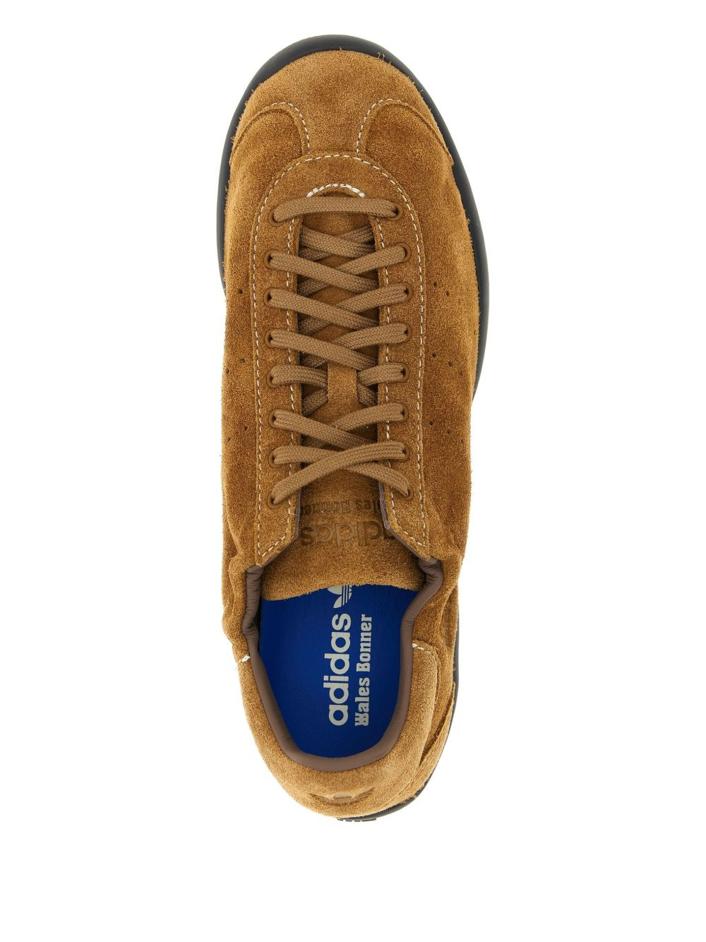 x Wales Bonner Karintha Lo suede-leather sneakers - 3