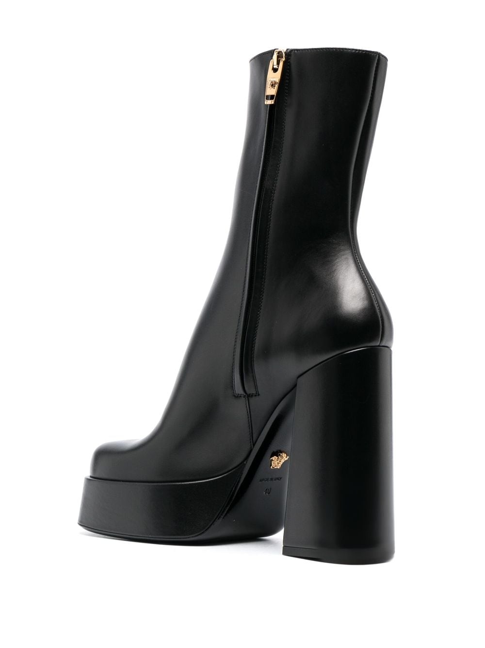 Aevitas 120mm leather platform boots - 3
