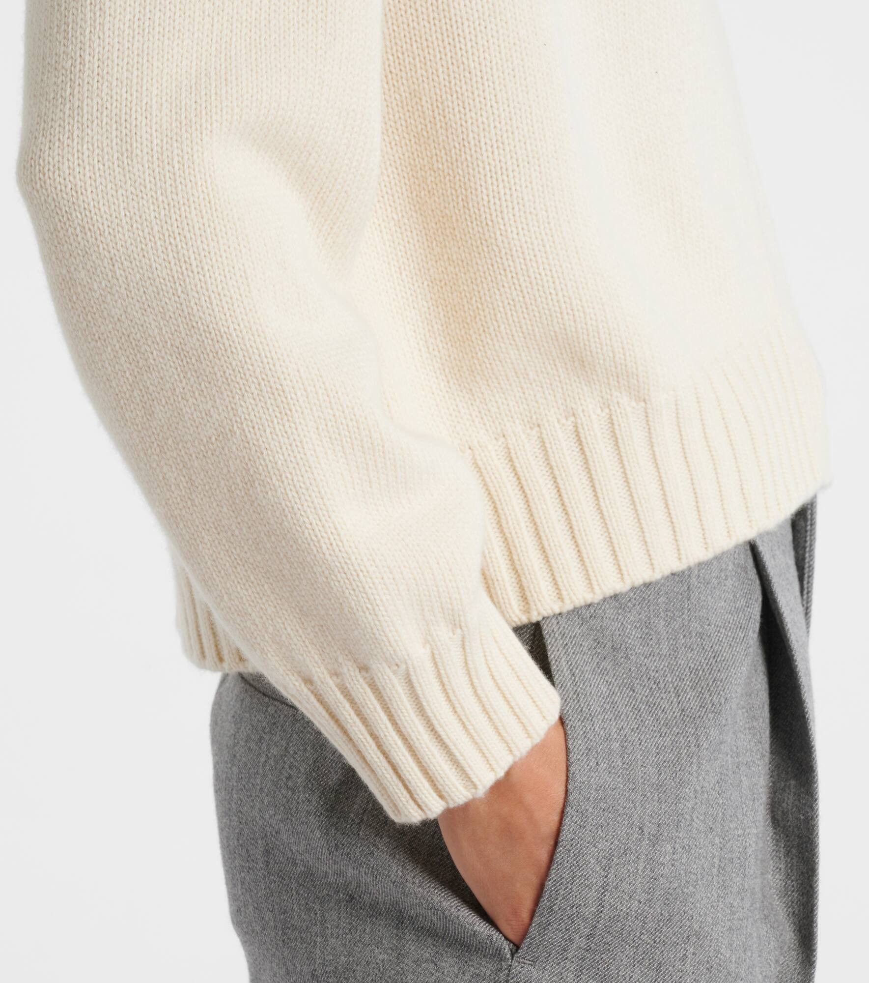 Wool and cashmere sweater - 5