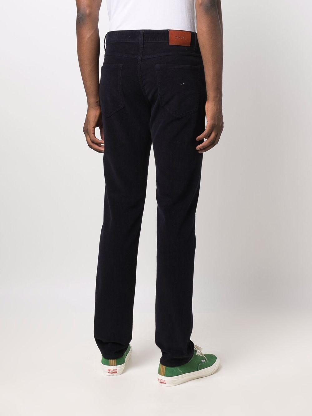 low-rise slim-fit trousers - 4