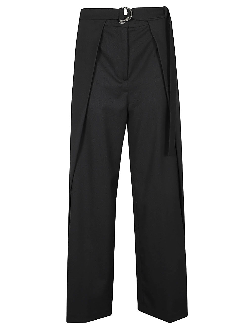 Erika Cavallini Semi-Couture - Erika Cavallini Semi-Couture Trousers Black - 1