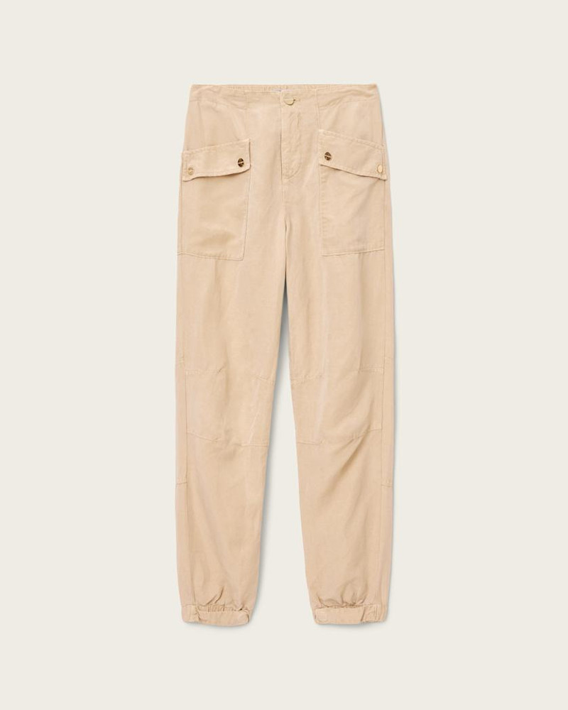 VAL CARGO LINEN BLEND PANTS 1