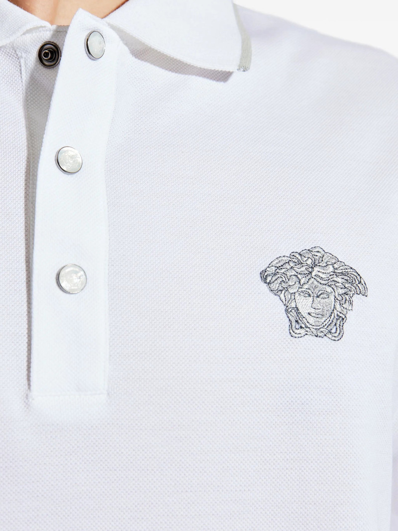 VERSACE Logo-embroidered Polo Shirt outlook