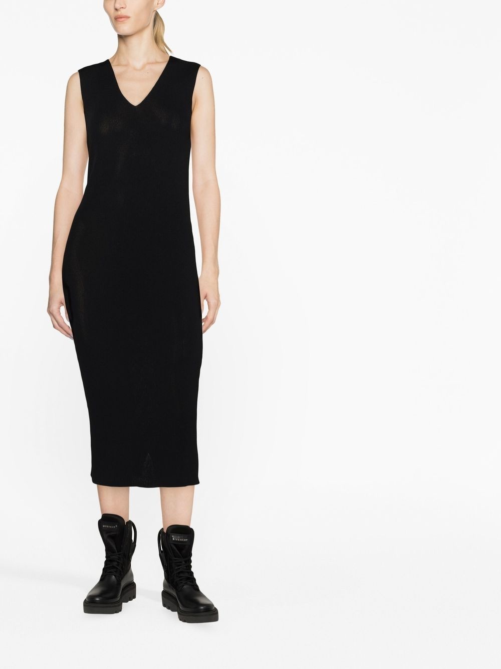 knitted midi dress - 2