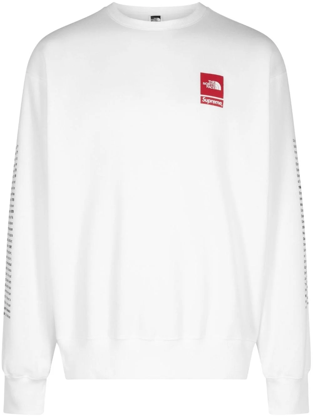 x The North Face "White" sweatshirt - 1