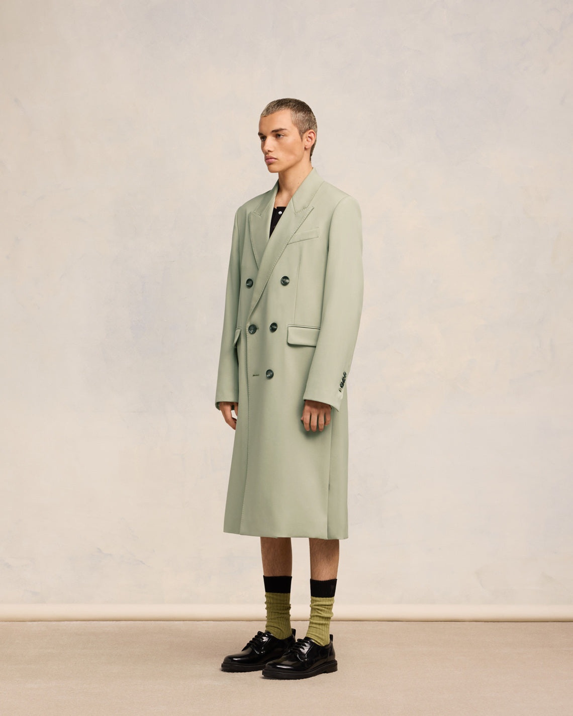 DOUBLE BREASTED COAT - 6