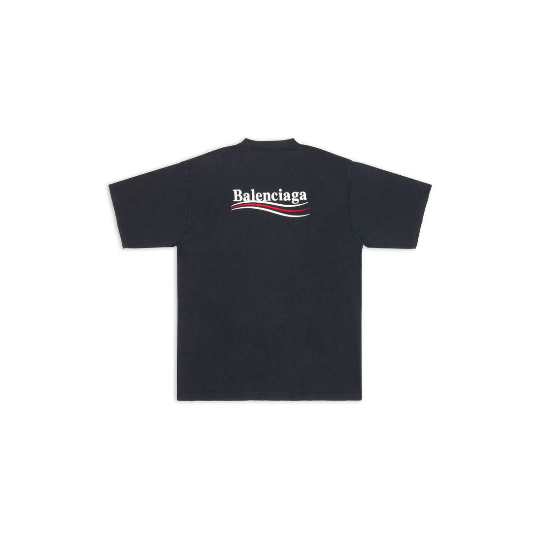 Men's Political Campaign T-shirt Large Fit in Black - 6