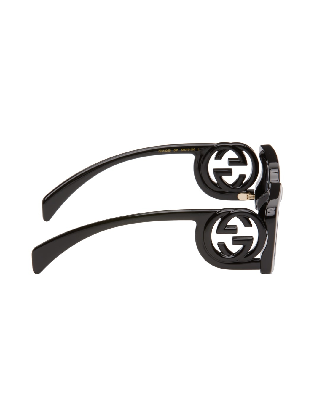 Black Rectangular Sunglasses - 2