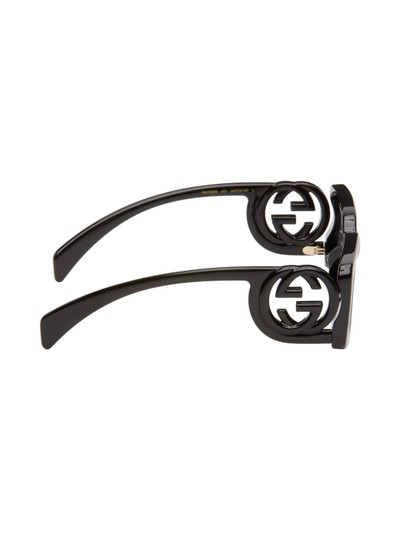 GUCCI Black Rectangular Sunglasses outlook