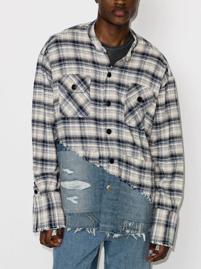 Greg Lauren River panelled shirt outlook